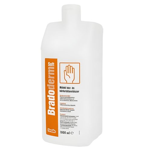 Bradoderm soft műtéti kézfertőtlenítő 1L (10db/karton)