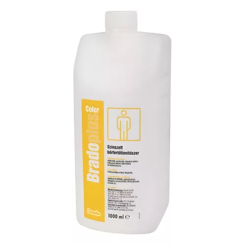 Bradoplus color színezett bőrfertőtlenítő szer 1L (10db/karton)
