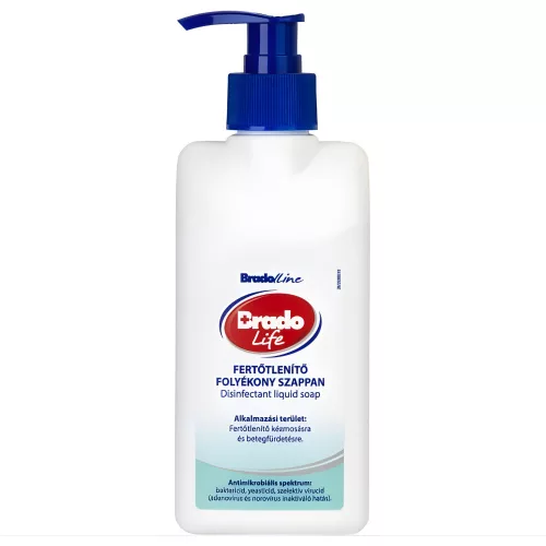 Bradolife fertőtlenítő folyékony szappan 350ml (10db/karton) sensitive