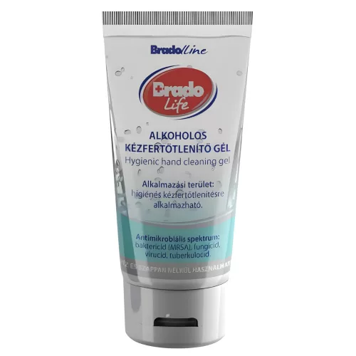 Bradolife kézfertőtlenítő gél 100ml tubusos (30db/karton)