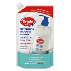   Bradolife fertőtlenítő folyékony szappan 500ml utántöltő (10db/karton)