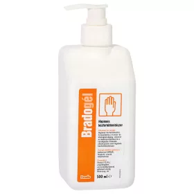 Bradogél kézfertőtlenítő gél pumpás 500ml (10db/#) - 5997001770313