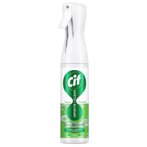 CIF Infinite+Clean All in One tisztítóspray 280ml Clean Lime & Lemongrass
