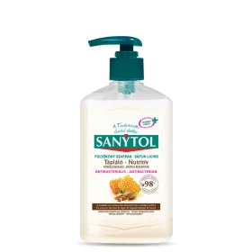   Sanytol antibakteriális folyékony szappan 250ml (12db/karton) mandulatej és méhpempő