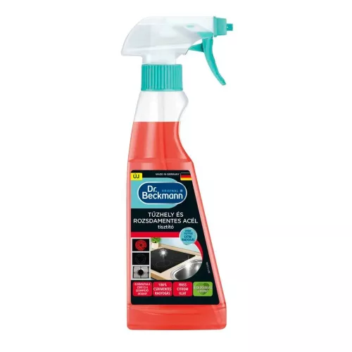 Dr. Beckmann tűzhely és Rozsdamentes acél tisztító spray 250ml