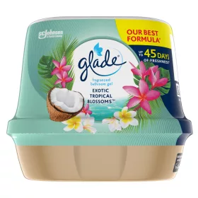  Glade fürdőszobai Illatosító zselé 180g (12db/karton) exotic tropical blossoms