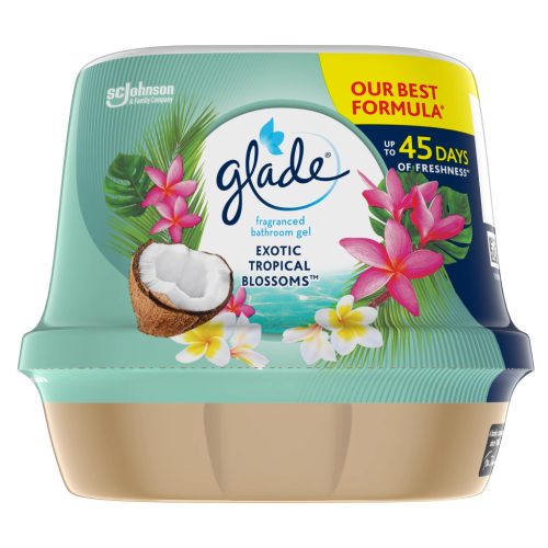 Glade fürdőszobai Illatosító zselé 180g (12db/karton) exotic tropical blossoms