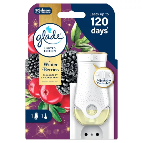 Glade elektromos légfrissítő készülék+utántöltő 20ml Winter Berries