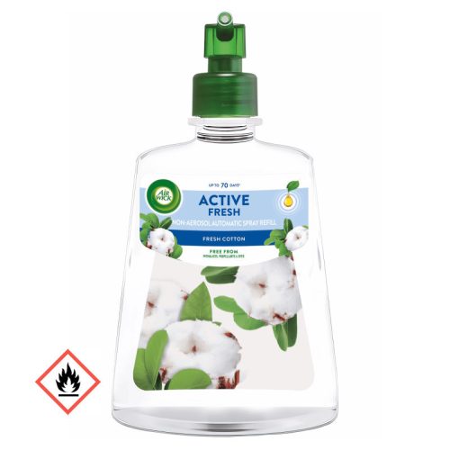 Air Wick ACTIVE FRESH utántöltő 228ml Fresh Cotton