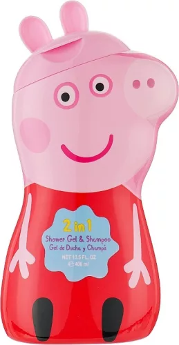 Peppa malac 2D tusfürdő és sampon 400ml
