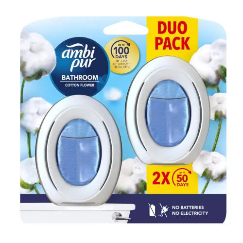 Ambi Pur Fürdőszoba Illatosító 2 x 7,5 ml Cotton Flower DOU PACK