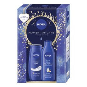   Nivea Moment of Care Ajándékcsomag - Tusfürdő 250 ml+ Testápoló tej 250 ml