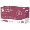 Satino Wepa HiLine hajtogatott toalettpapír (T3), 2 rétegű cellulóz, V-fold 9,8×21cm, 30×300 lap/karton