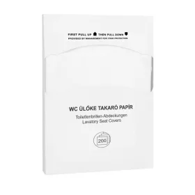   WC ülőke takaró papír, higiénikus alátét 200 db-os, 10 csomag/karton