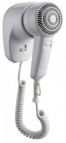 Hajszárító, falra szerelhető, ABS műaynag, fehér, 1200W, 92X155X210mm - WT6100W