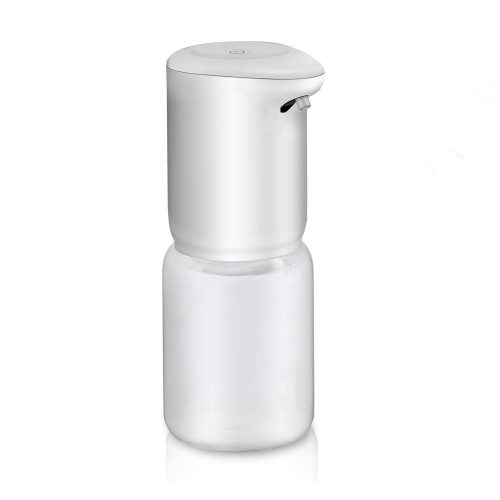 Szenzoros spray szappan és fertőtlenítő adagoló, asztali, beépített akkumulátorral, 400ml - KÉS