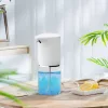 Szenzoros spray szappan és fertőtlenítő adagoló, asztali, beépített akkumulátorral, 400ml - KÉS